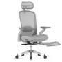MARK ADLER Leadpro 8.7 Grey Office Chair with Headrest and Tilt Mechanism
