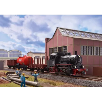 Märklin 29890 Digital Starter Set Freight Train with BR 89.0 Steam Locomotive, C-Track, Mobile Station, H0 Scale (1:87), Era III