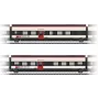 Märklin 43462 H0 Add-on Coach Set 2 for SBB Giruno: 2nd Class Coaches D(B9) and E(B8)