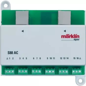 Märklin 60881 s88 Digital Feedback Module for 16 Contact Inputs – Green/White