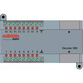 Märklin 60881 s88 Digital Feedback Module for 16 Contact Inputs – Green/White