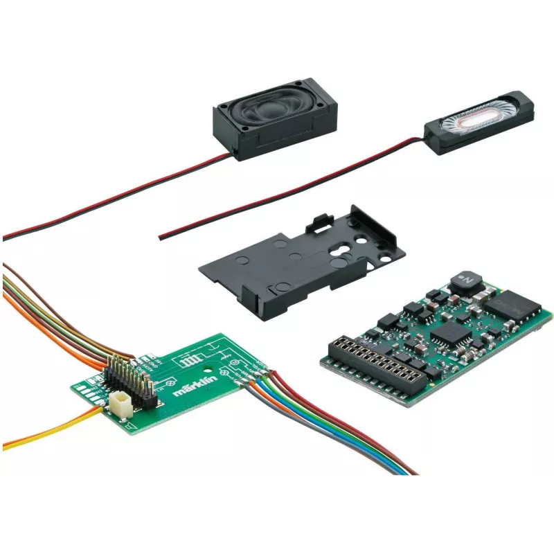 Märklin 60975 mSD/3 Steam Locomotive Sound Decoder with Integrated Circuit Board