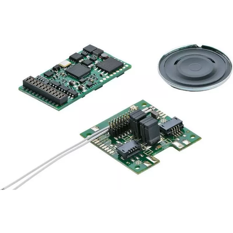 Märklin 60978 mSD3 Sound Decoder, 21-Pin MTC, mfx/DCC/MM, Children's Locomotive Sound Set, 8 Ohm Speaker Included