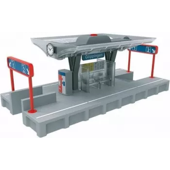 Märklin 72213 H0 Station Platform with Integrated Lighting, Multi-Colour Plastic, 1:87 Scale, 15+ Years