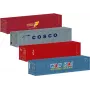 Märklin 76552 H0 Scale 20ft Container Set, 2 Pieces, Plastic, for Model Railway Freight Cars