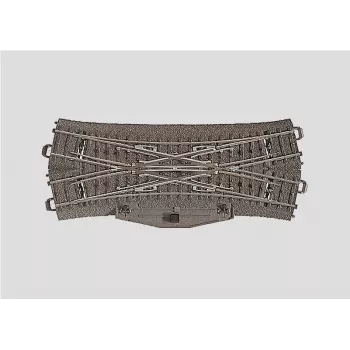 Märklin H0 C-Gleis 24624 Double Slip Switch with Integrated Ballast Bed, 188.3 mm