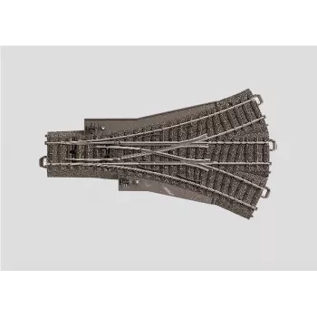 Märklin H0 C-Gleis Three-Way Turnout 188.3 mm with Bedding (24630)
