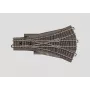 Märklin H0 C-Gleis Three-Way Turnout 188.3 mm with Bedding (24630)