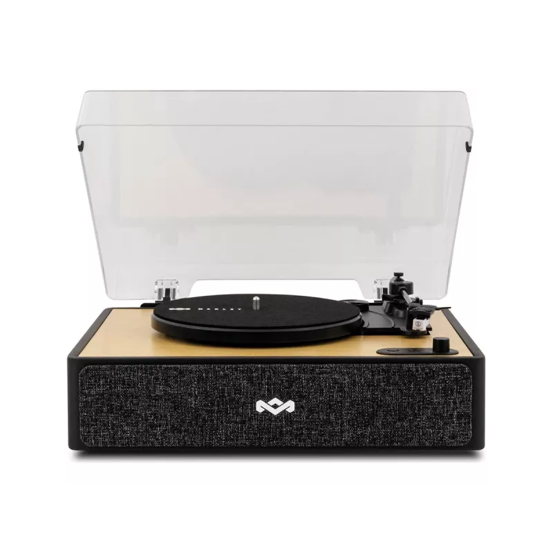 Marley Rise Up Turntable with Built-In Stereo Speakers, Bluetooth In/Out