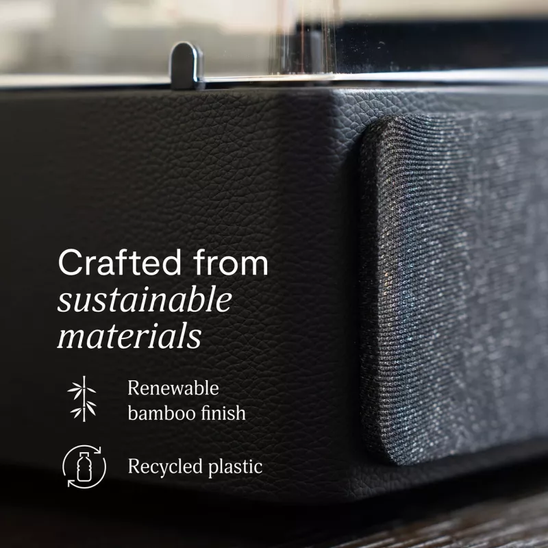 Marley Rise Up Turntable with Built-In Stereo Speakers, Bluetooth In/Out