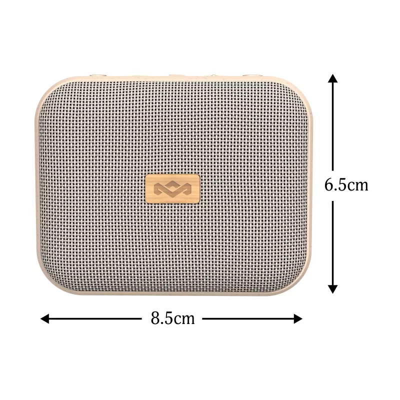 Marley Jammin Portable Bluetooth Speaker IP67 Waterproof Cream 12H Battery Stereo Pairing