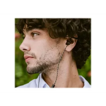 Marley Smile Jamaica Wired Earbuds with Built-in Microphone, USB-C – Signature Black