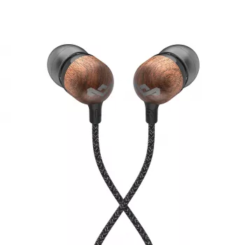 Marley Smile Jamaica Wired Earbuds with Built-in Microphone, USB-C – Signature Black