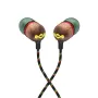 Marley Smile Jamaica In-Ear Wired Earbuds with Microphone and USB-C, 9mm Drivers – Rasta (EM-JE042-RA)