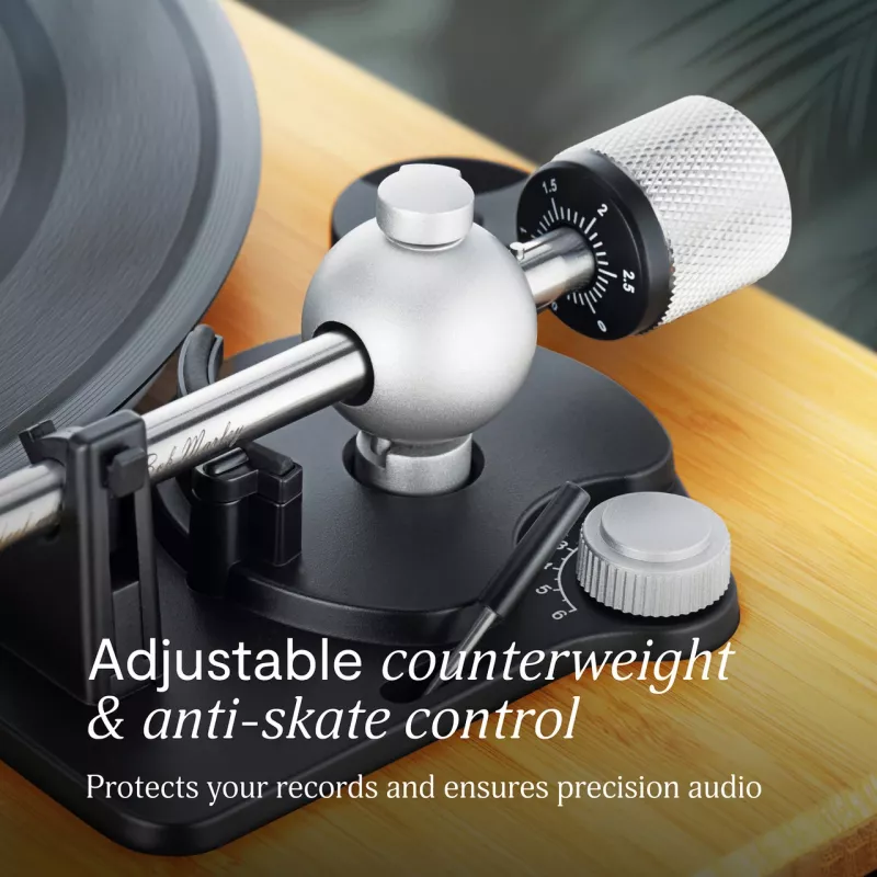 Marley Stir It Up Wireless 2+ Bluetooth Turntable with Speakers