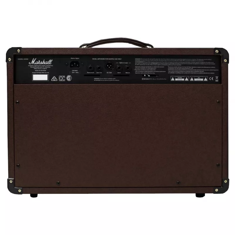 Marshall AS50D 50W Acoustic Guitar Amplifier - 2x8 inch Speakers, 2 Channels, Digital Effects