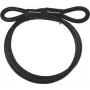 Master Lock 49EURD Looped End Security Cable, 1.8m Braided Steel with Clear Vinyl Coating