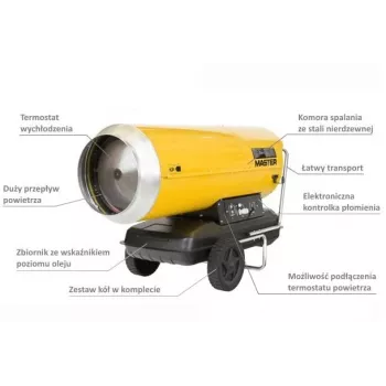 MASTER Oil Heater B360 Direct Fired 111kW