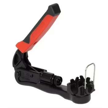 MASTER ZZ-070 Compression Crimping Tool for F, BNC, RCA Connectors, RG-59/RG-6, Adjustable Plunger, Ergonomic Handles