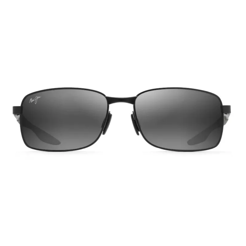 MAUI JIM 797-2M Unisex Cat Eye Sunglasses Matte Black Neutral Grey 57mm