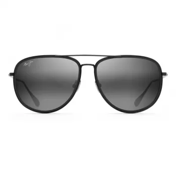 MAUI JIM Men's 554-02 Sunglasses - Matte Tortoise Frame, HCL® Bronze Lenses, PolarizedPlus2®