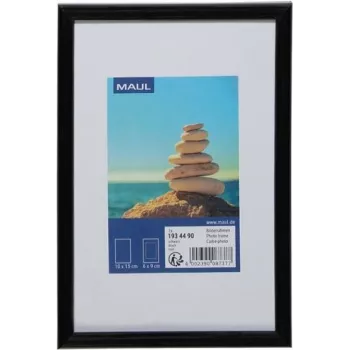 MAUL 1934490 Single Picture Frame - MDF Panels - Plastic - Polycarbonate (PC) - Black - Tabletop - 10 x 15 cm - Rectangular