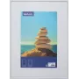MAUL 1935802 Single Picture Frame 30 x 40 cm, White MDF with Shatterproof Polycarbonate Front, Wall Mountable