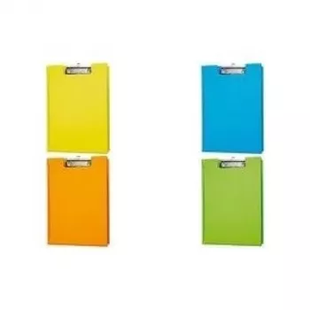 MAUL Clipboard Folder A4 Light Green with Foil Coating and Flat Clamp 2339254