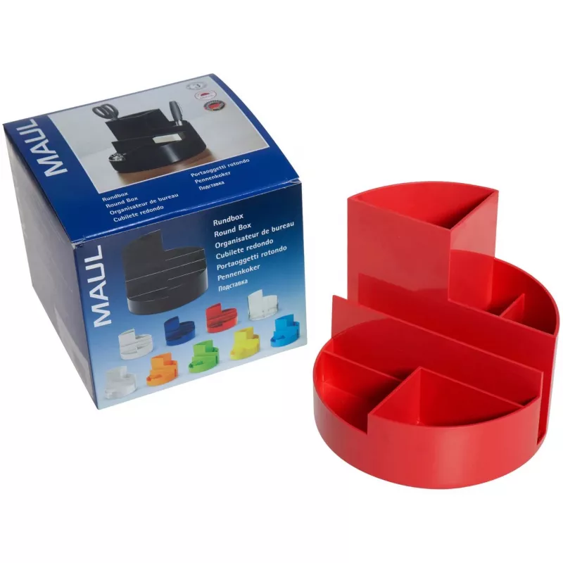 MAUL Desk Organizer Round Plastic 14 cm Diameter 12.5 cm Length 4117625