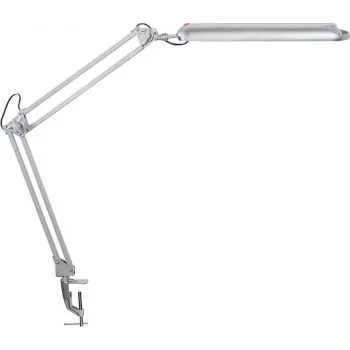 MAUL LED Desk Lamp Atlantic with Clamp Base Silver