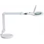 MAUL LED Magnifying Lamp Makro with Stand Base White