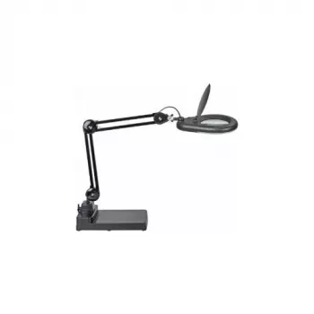 MAUL LED Magnifying Lamp Viso with Stand Black