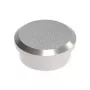 MAUL Neodymium Power Magnet, 16 mm Diameter, Nickel-Plated, 5 kg Holding Force, Round with Stepped Edge, 1 Piece (6170196)