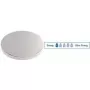 MAUL Self-Adhesive Neodymium Magnet Disc, 10 mm Diameter, 1 mm Thick, Nickel Coated, 0.5 kg Holding Force, 1 Piece 6167196