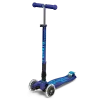 Maxi Micro Deluxe Foldable LED Scooter Bright Blue