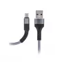 MAXLIFE Type-C Cable Fast Charge 2A Grey 1m USB-A to USB-C Data Sync