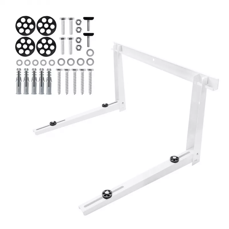 MCN Maclean MC-147 Air Conditioner/Heat Pump Wall Mount Bracket, 800x420x600 mm, Galvanized Steel, 260 kg