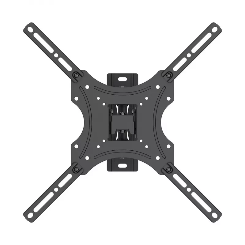MCN Maclean MC-190 Full Motion TV Wall Mount for 32-55 inch Screens, VESA up to 400x400, 25 kg, Black
