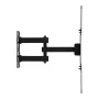 MCN Maclean MC-190 Full Motion TV Wall Mount for 32-55 inch Screens, VESA up to 400x400, 25 kg, Black