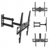 MCN Maclean MC-191 Full Motion TV Wall Mount for 32-55 inch Screens, VESA 400x400, 30 kg, Black