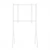 MCN Maclean MC-180 W Mobile TV Stand Cart for 37–80 inch Screens, 50 kg Load, VESA up to 600x400, White