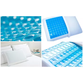 MDH QMED Orthopaedic Pillow with Cooling Gel - Shape Memory (Comfort Gel Pillow)