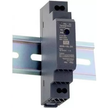 MEAN WELL DDR-15L-12 DIN Rail DC-DC Converter 15W 12V 1.25A