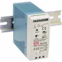 MEAN WELL DRC-100B 96.6W DIN Rail Power Supply with UPS Function and Battery Charger, 24V DC 4A, 90-264V AC Input, Blue/White