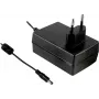 MEAN WELL GST36E12-P1J 36W 12V DC 3A EU Plug AC/DC Power Adapter with 5.5x2.1mm Barrel Connector