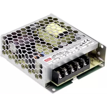 MEAN WELL LRS-50-5 AC/DC Power Supply 50W 5V 10A Enclosed Chassis Mount