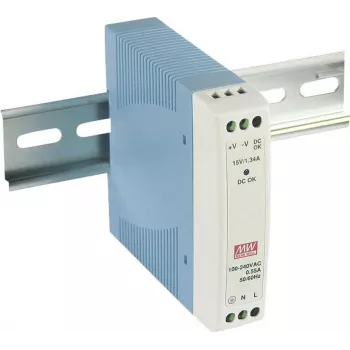 MEAN WELL MDR-10-12 DIN Rail Power Supply 12V DC 0.84A 10W