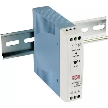 MEAN WELL MDR-20-5 DIN Rail Power Supply 15W 5V 3A