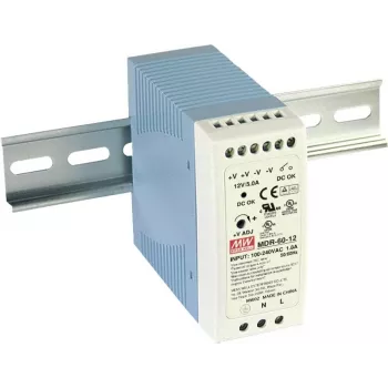 MEAN WELL MDR-60-5 DIN Rail Power Supply 5V 10A 50W