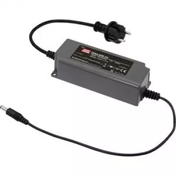 MEAN WELL OWA-60E-12 60W 12V 5A IP67 Enclosed Power Supply with AC Plug and DC Cable